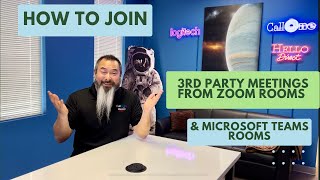 How to Join 3rd Party Meetings from Zoom Rooms and Microsoft Teams Rooms [upl. by Hahsi795]