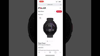 Smartwatch app Polar flow polarpro download [upl. by Salvay]