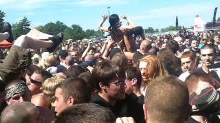 Shadows Fall  Live  Insane crowd surfing [upl. by Eelra]