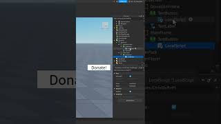 HOW TO MAKE A DONATION GUI 🛠️ Roblox Studio Tutorial [upl. by Faustina]