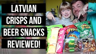 Latvian Top 5 Beer Snacks and Crisps reviewed [upl. by Ahcurb]