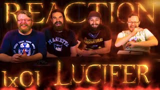 Lucifer 1x1 REACTION quotPilotquot [upl. by Yhtnomit]