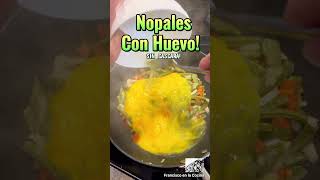 Nopales con Huevo  Shorts [upl. by Dahs]