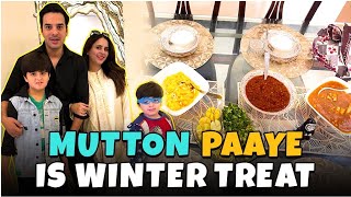 Homemade Mutton Paaye  Fatima Effendi  Kanwar Arsalan  Full Day Vlog [upl. by Pretrice813]