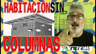 🧱Construcción de Casa sin COLUMNAS de 6 X 6 metros 👷‍♂️🚧 [upl. by Zaragoza]