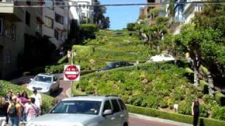 Lombard St Rua Torta  San Francisco California [upl. by Stephanus]