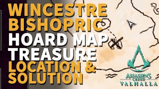 Wincestre Bishopric Hoard Map Treasure Location Assassins Creed Valhalla [upl. by Ann-Marie]