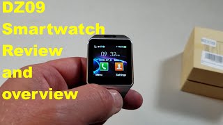 DZ09 smartwatch review and overview [upl. by Atteiluj]