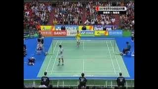 Badminton 2007 Japan Open MS Final Lee Chong Wei vs Taufik Hidayat [upl. by Flanigan]