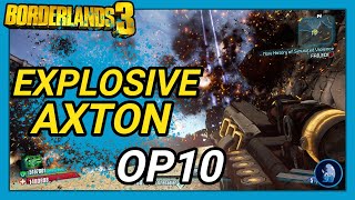 Borderlands 2 Explosive Axton Build  OP10 Mobbing  Save File [upl. by Saalocin568]