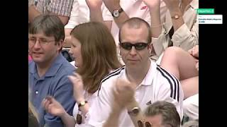 HD Wimbledon 2003 Roger Federer vs Mark Philippoussis [upl. by Euv515]