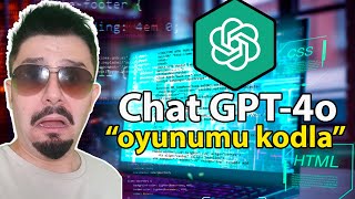 CHATGPT4o İLE 10 DAKİKADA OYUN YAPTIK [upl. by Ulphiah]