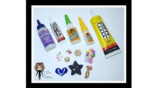 HOW TO DECORATE HAIR BOWS USING EMBELLISHMENTS  GLUE TEST  DIY HAIR BOWS [upl. by Arramas607]