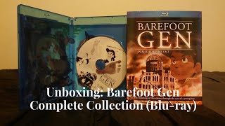 Unboxing Barefoot Gen Complete Collection Bluray [upl. by Soneson]