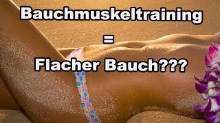 Bauchfett Weg Übungen  Reicht reines Bauchmuskeltraining für flachen Bauch  Abnehmen  Ernährung [upl. by Demmy551]