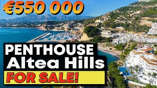 Altea Hills  Spain Benidorm  Penthouse with Panoramic Sea View  Алтеа Хиллс Испания [upl. by Sherris]