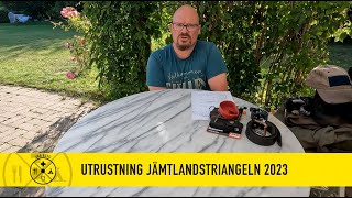 Utrustning för fjällvandring Jämtlandstriangeln 2023 [upl. by Franchot903]