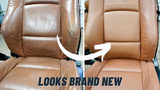 How to Repair DAMAGED BMW Leather Seats [upl. by Nolek299]