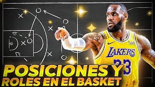 LAS POSICIONES EN EL BALONCESTO Base Escolta Alero etc  NBA para Principiantes EP 5 [upl. by Repooc]