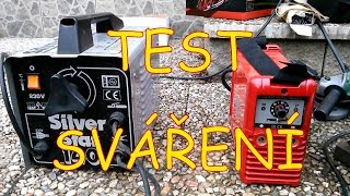 Test sváření  svářecí transformátor  svářecí invertor rutilová  bazická elektroda [upl. by Ventre24]