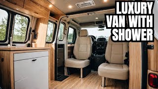 How to build a shower in a camper van conversion LUXURY SHOWER Build Pt 3 [upl. by Ayin]