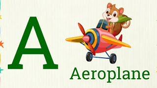 a for aeroplane b for bat  abcd  English alphabet  a for apple  abc kidssong [upl. by Nrubua]