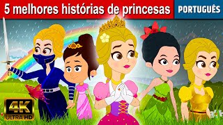 5 melhores histórias de princesas  Historinha infantil  Contos de Fadas  Historinhas para dormir [upl. by Ettesus]