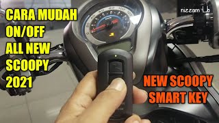 CARA MENGHIDUPKAN ALL NEW SCOOPY 2021  SMART KEY [upl. by Zoller244]