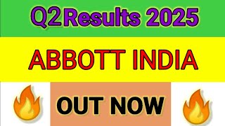 ABBOTT INDIA Q2 results 2025  ABBOTT INDIA results today  ABBOTT INDIA Share News  FolioFN [upl. by Jemimah]