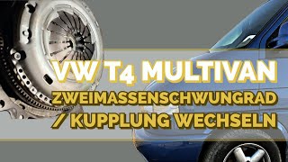 VW T4 Multivan AXG ZMS und Kupplung wechseln  Getriebe ausbauen  Schaltgestängen Kugeln ersetzen [upl. by Dihahs770]