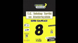 TC İnkılap Tarihi Ve Atatürkçülük Soru Bankası Türkiye Cumhuriyeti Atatürk 8Sınıf 2009 2010 [upl. by Blaire]