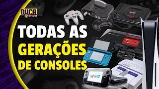 Explicando TODAS as gerações de console até hoje [upl. by Dorris]