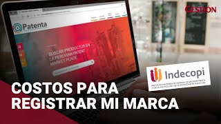 INDECOPI ¿cuánto cuesta registrar mi marca [upl. by Seuqcaj]