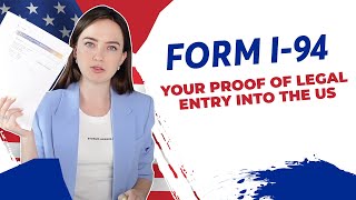 How to Get I94 Form  I94 Form Filling Instructions  J1 VISA [upl. by Stallworth]