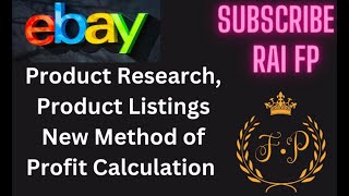 How to Research Products  How to List on eBay  How to process orders  Calculate Profit All Tips [upl. by Ahrens]