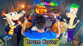 Phineas amp Ferb Theme Song Drum Cover [upl. by Loseff112]