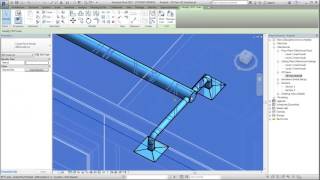 Revit 2017 Ventilation System [upl. by Lacim843]