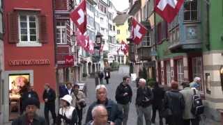 Zurich Switzerland Old Town walking tour [upl. by Gwendolyn]