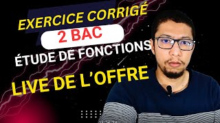 exercice corrigé étude de fonction 2 bac pc svt ste  حصة من العرض [upl. by Novled]