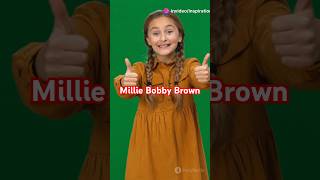 Millie Bobby Brown milliebobbybrown actress hollywood shorts [upl. by Ardnasil]