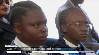 School bullying I Grade 12 learner Joseph Maimela who committed suicide laid to rest [upl. by Eirahcaz406]