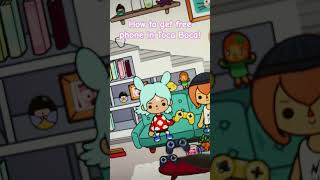 How to get free phones in Toca Bocatocaboca real free shorts fypシ゚viralItzTocaHacks453 [upl. by Neelra202]