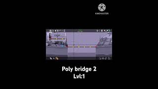 Poly bridge 2 lvl1  gaming polybridge2  like and subscribe [upl. by Giacinta]