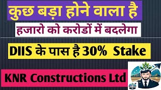 KNR Constructions Ltd Stock latest News And Update  Best Infrastructure Stock With Lowest PE ratio [upl. by Christianna421]