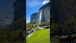 Waqayi Prithvi ki swarg switzerland hai 🥰🌿 travel nature cutfromvideo travel relaxing shorts [upl. by Richma]