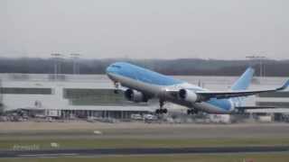 Jetairfly Boeing 76738EER Take off at Brussels Airport  OOJAP [upl. by Bliss]