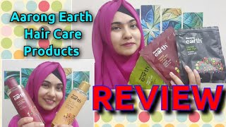 Aarong Earth Hair Care Products Review  All Hair Packs  Hair Oil  Shampoo  Aarong Earth 2021 [upl. by Bannasch994]