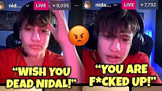 Nidal Wonder RESPONDS to A Fan Who Wish Him Dead on Live 😨 [upl. by Sydelle]