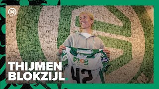 Thijmen Blokzijl verlengt bij FC Groningen💚🤍 [upl. by Pejsach]