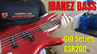 IBANEZ GIO Series GSR200TR Electric Bass Guitar  UNBOXING amp SPECS Best Budget Bass You Can Get [upl. by Lolande407]